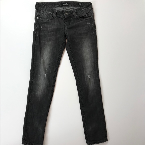 MEK Berlin Cigarette Skinny Jeans Light Gray - Picture 1 of 8